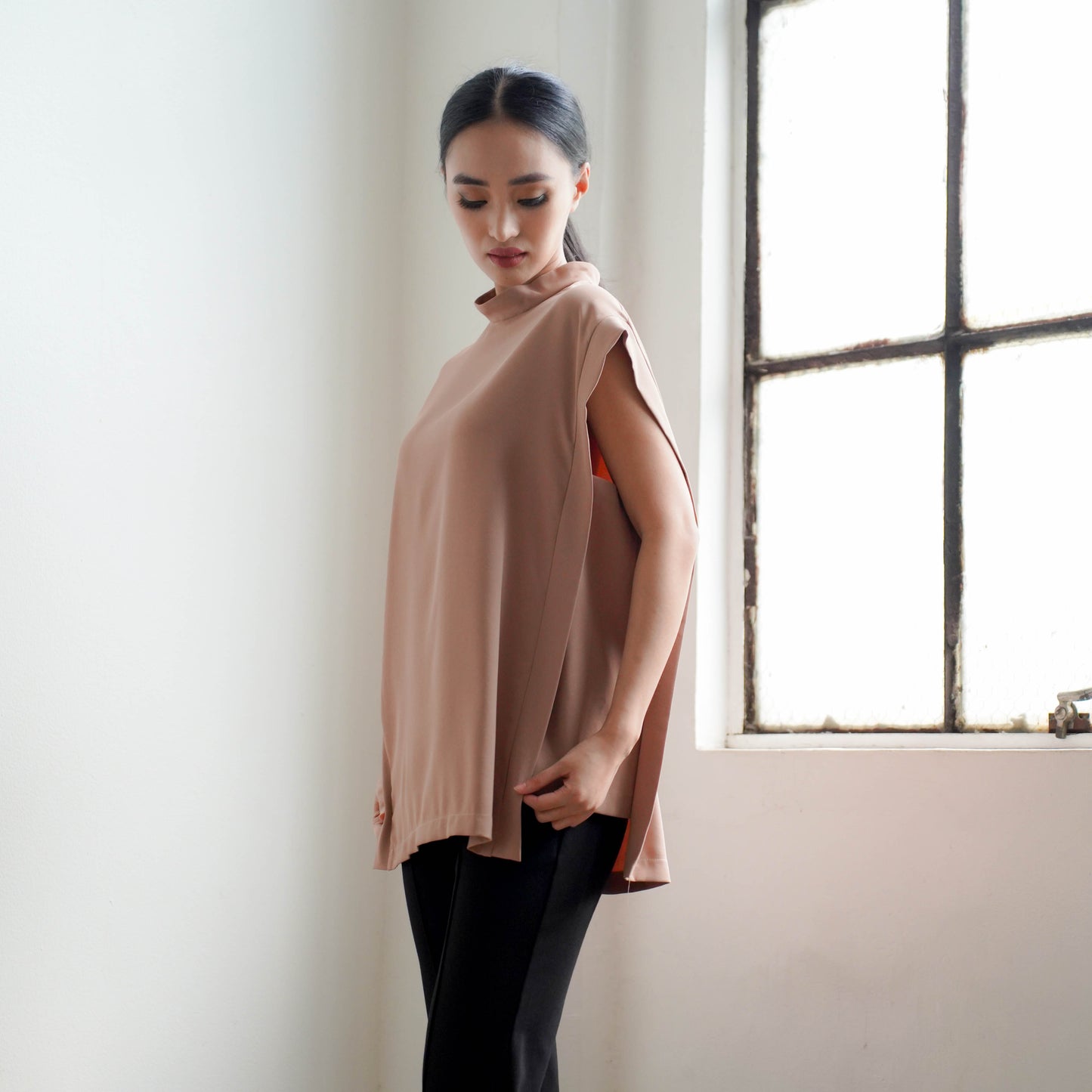 Palma Loose Crepe Top