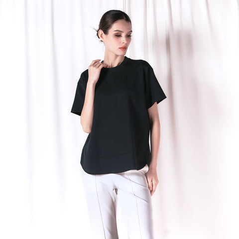 Porter Curved Hem Loose Top