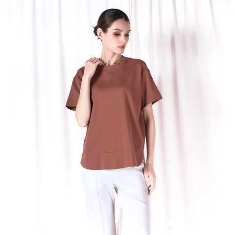 Porter Curved Hem Loose Top