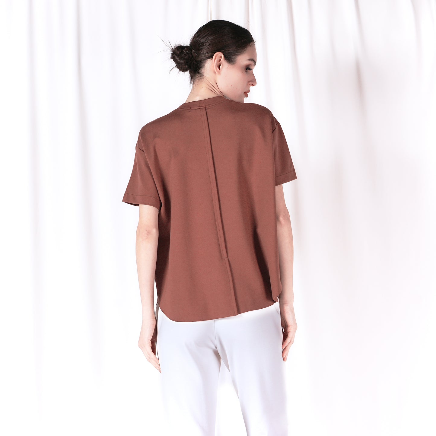 Porter Curved Hem Loose Top