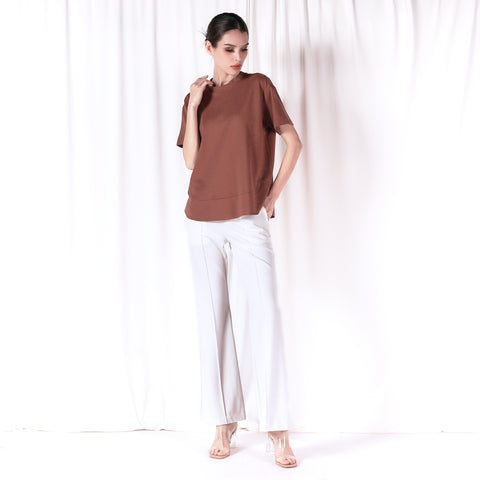 Porter Curved Hem Loose Top