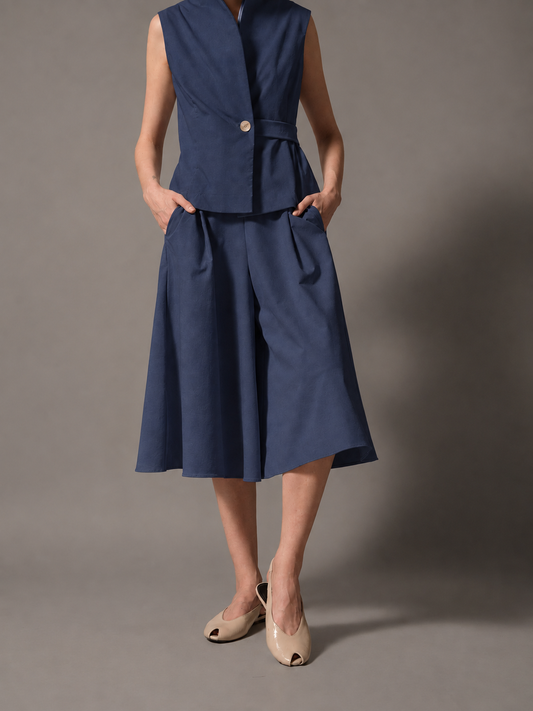 Rowan Pleated Wide Culottes