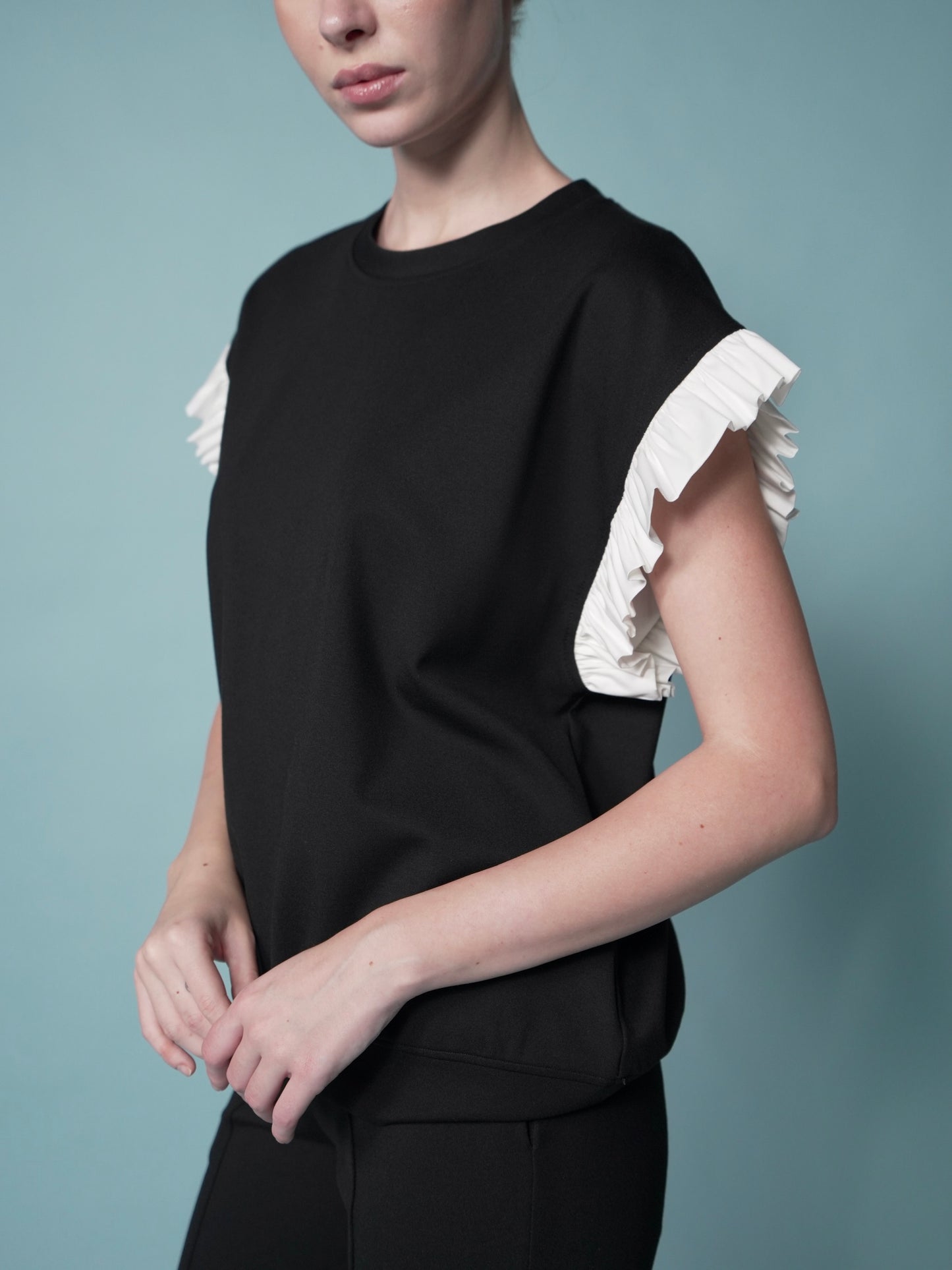 Amelia Ruffle Combi Top