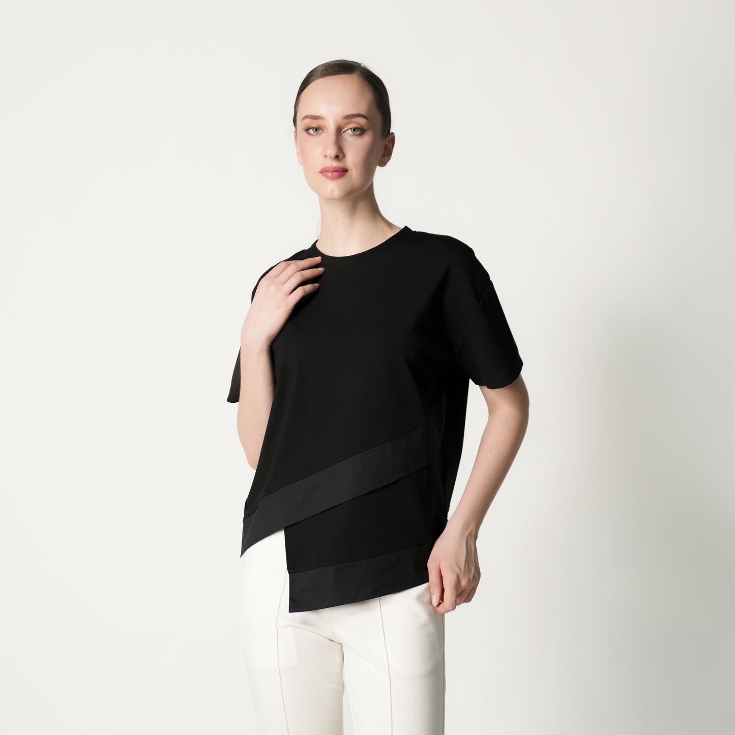 Van Uneven Hem Top