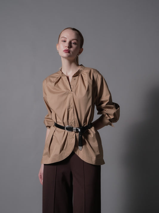 Paulina Open Placket Polo