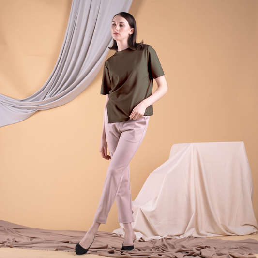 Alana Metal Detail Top