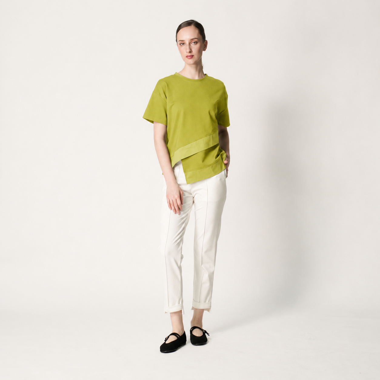 Van Uneven Hem Top