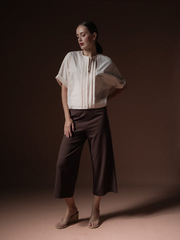 Meryl Zipped Top