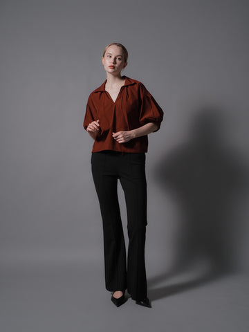 Anessa Tie Puff Sleeve Top