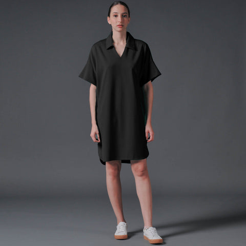 Bethany V-Neck Collar Dress