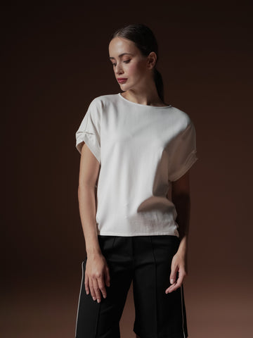 Debby Pleated Sleeve Blouse