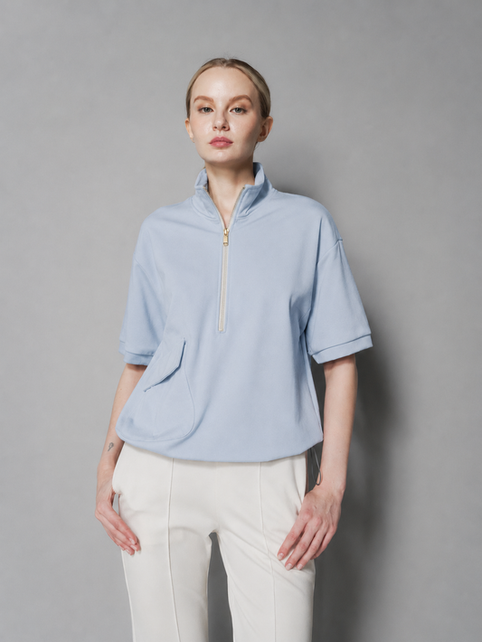 Queenie Zip Top with Pocket
