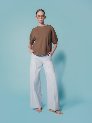 Greta Pleated Sleeves Top