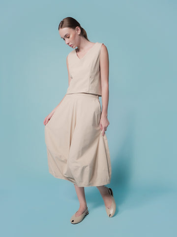 Julianne Sleeveless Cropped Top