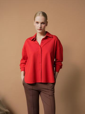 Blair Long Sleeve Collared Top