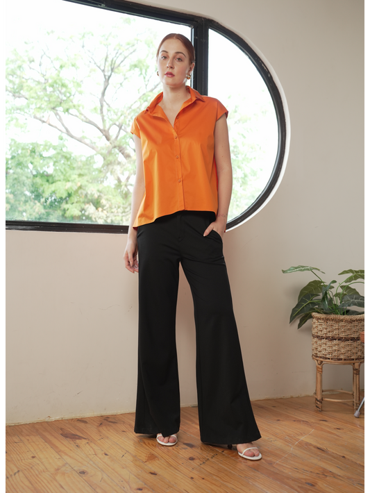 Manilyn Extended Sleeve Buttondown Top