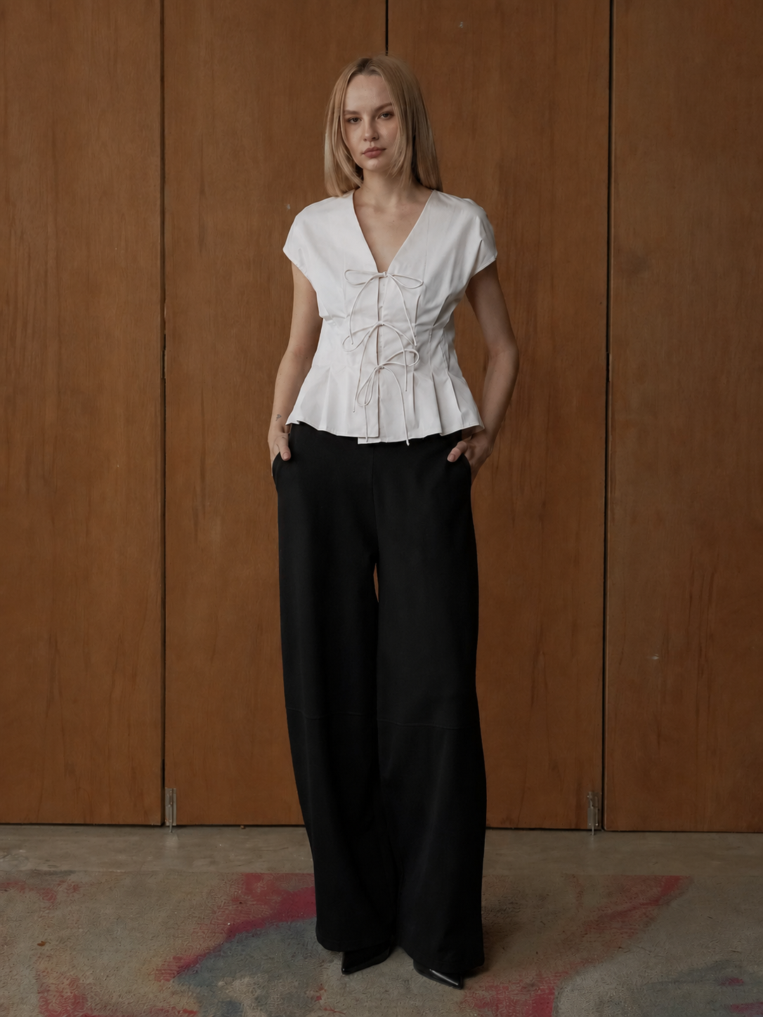Gelli Pleated Tie Top