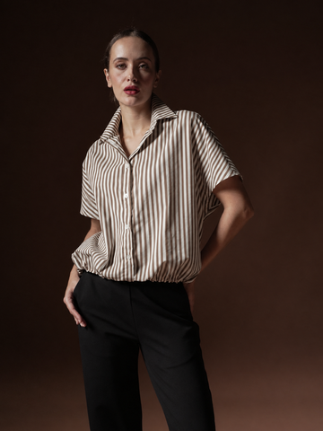 Jodi Striped Loose Blouse