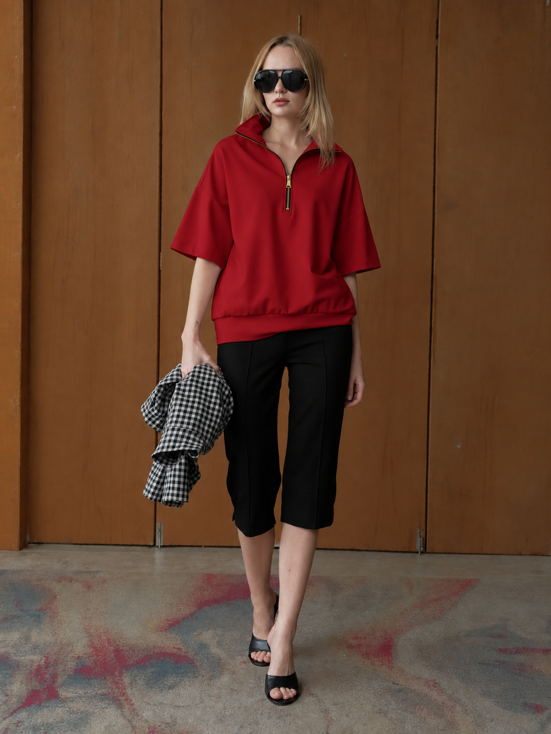 Charo Half Zip Top