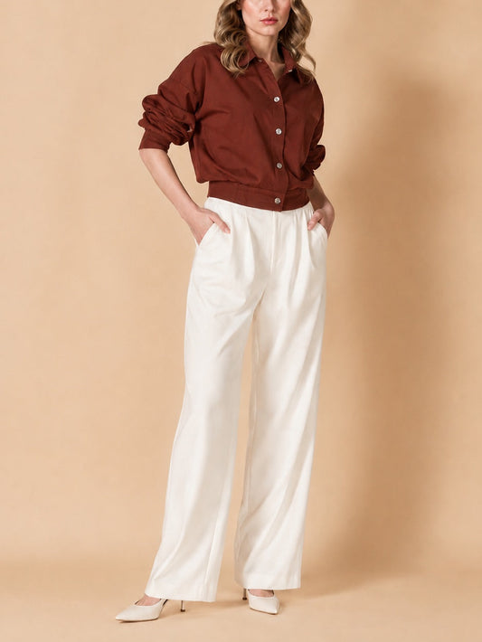 Milar Boxy Long Sleeve Top
