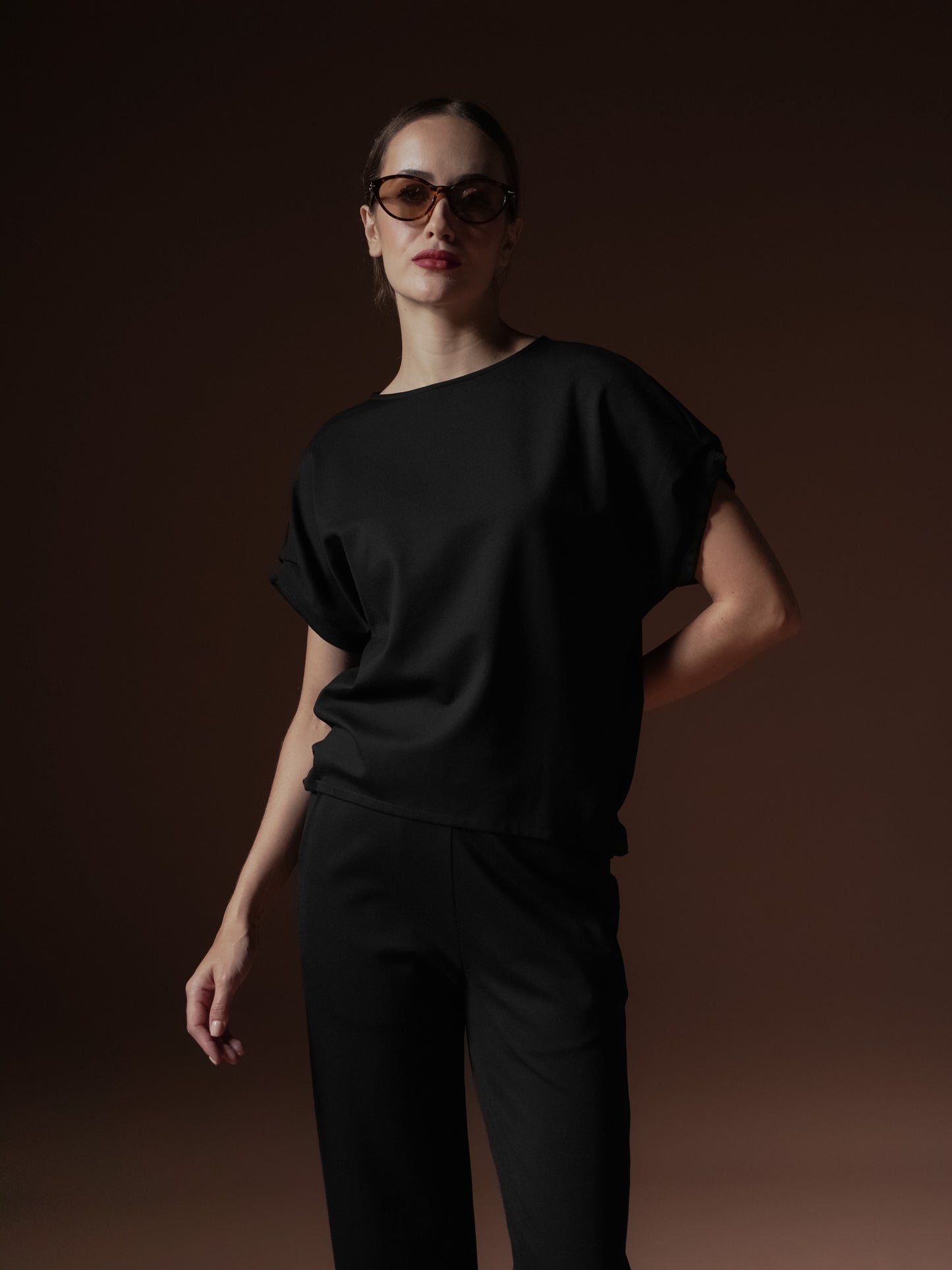 Debby Pleated Sleeve Blouse
