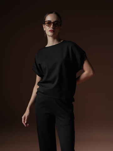 Debby Pleated Sleeve Blouse
