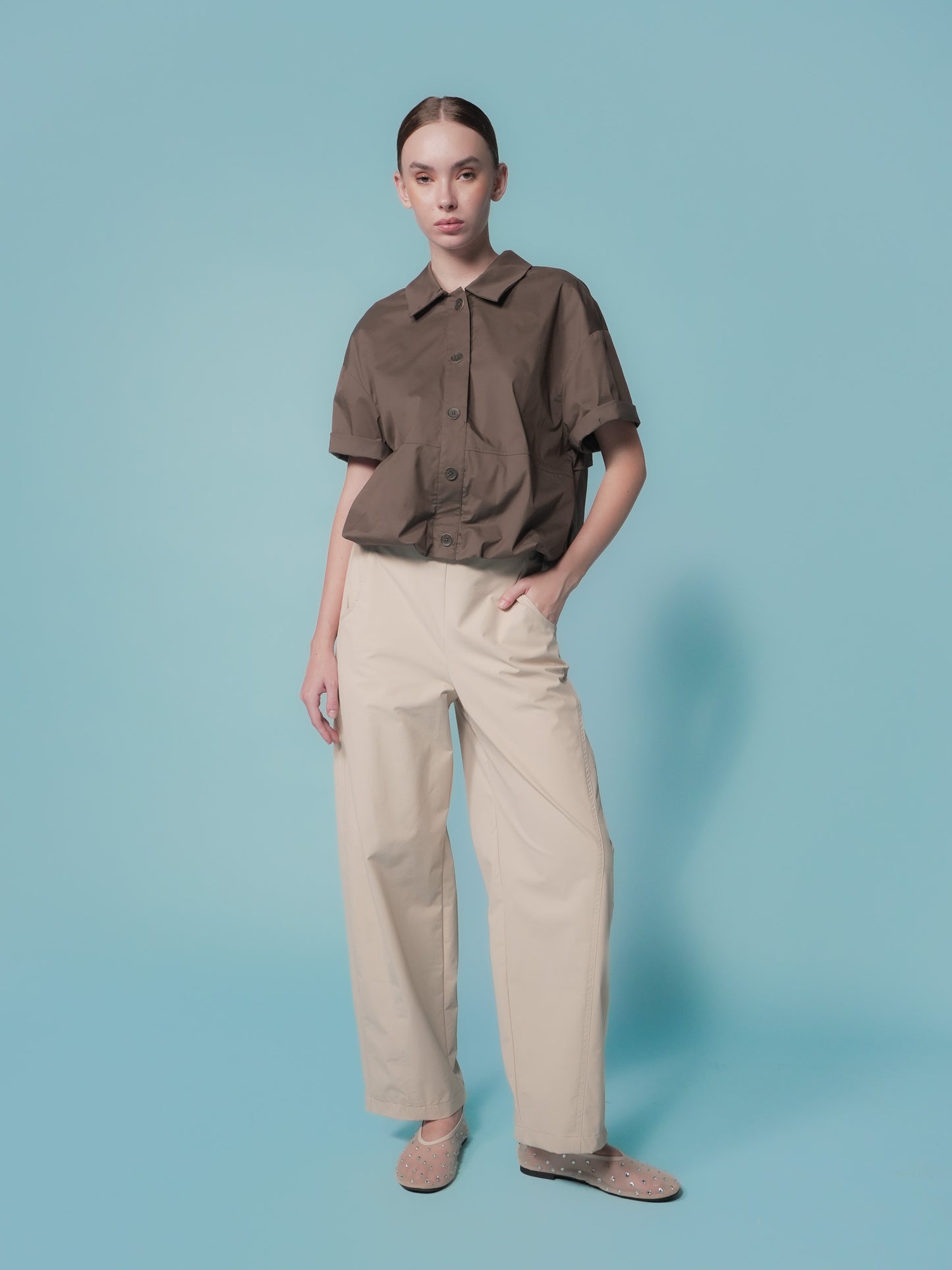 Emmy Bubble Hem Polo