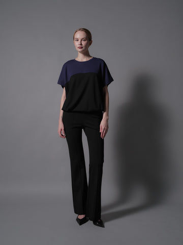 Rodora 2-Tone Loose Toggle Top