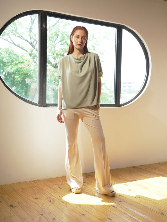 Lizzy Crepe Combi Top