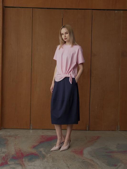Ruffa Pleated Gathers Top