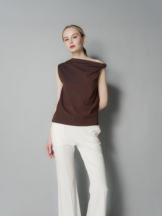 Amanda Twist Shoulder Top