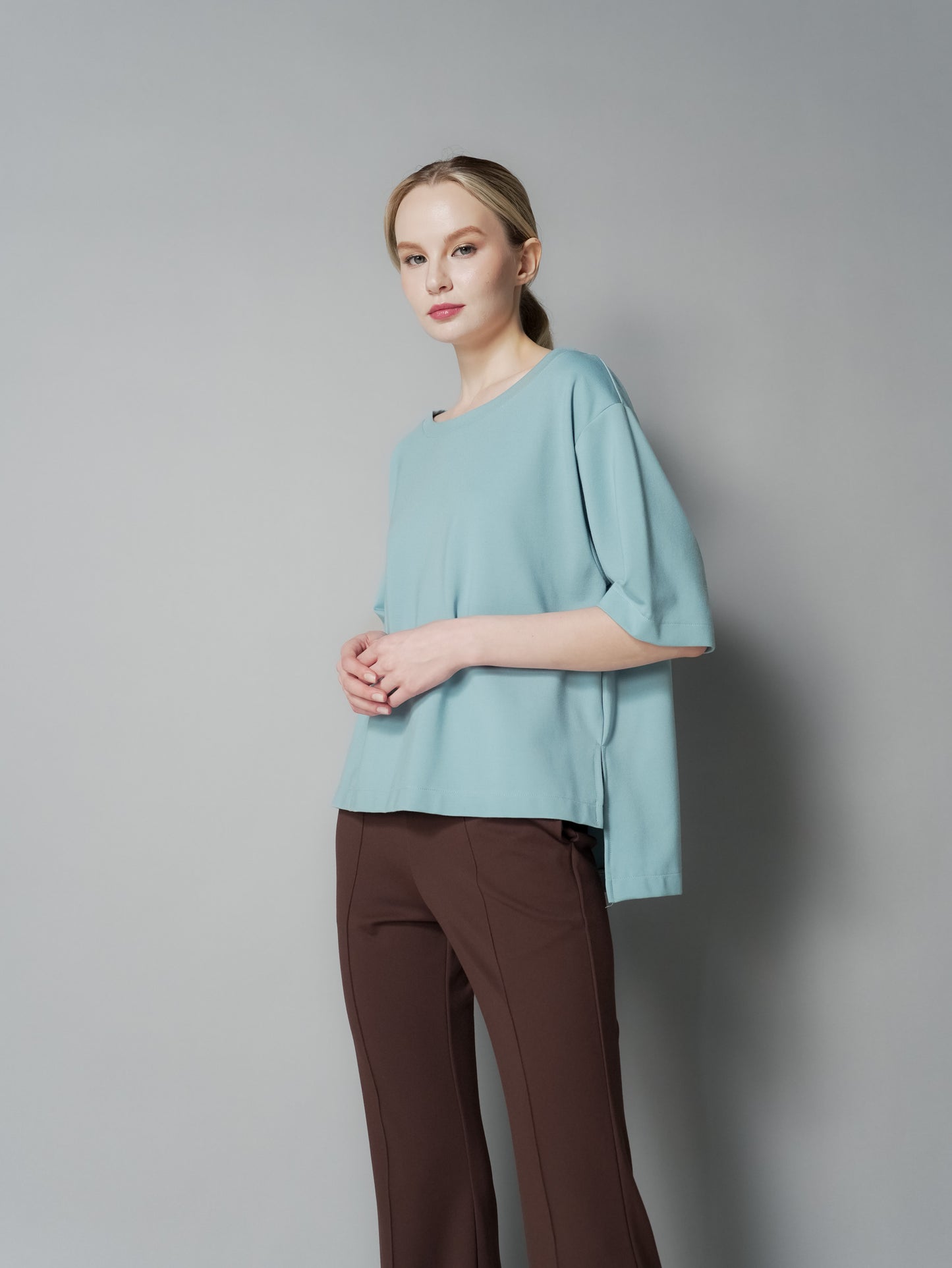 Catricia Boat Neck Basic Top