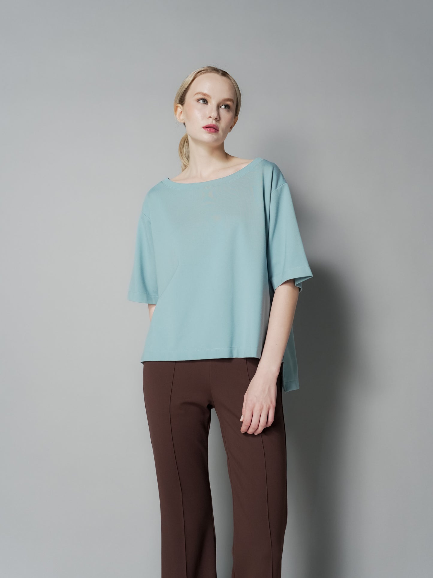 Catricia Boat Neck Basic Top