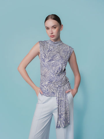 Felicia Form Fitting Printed Top