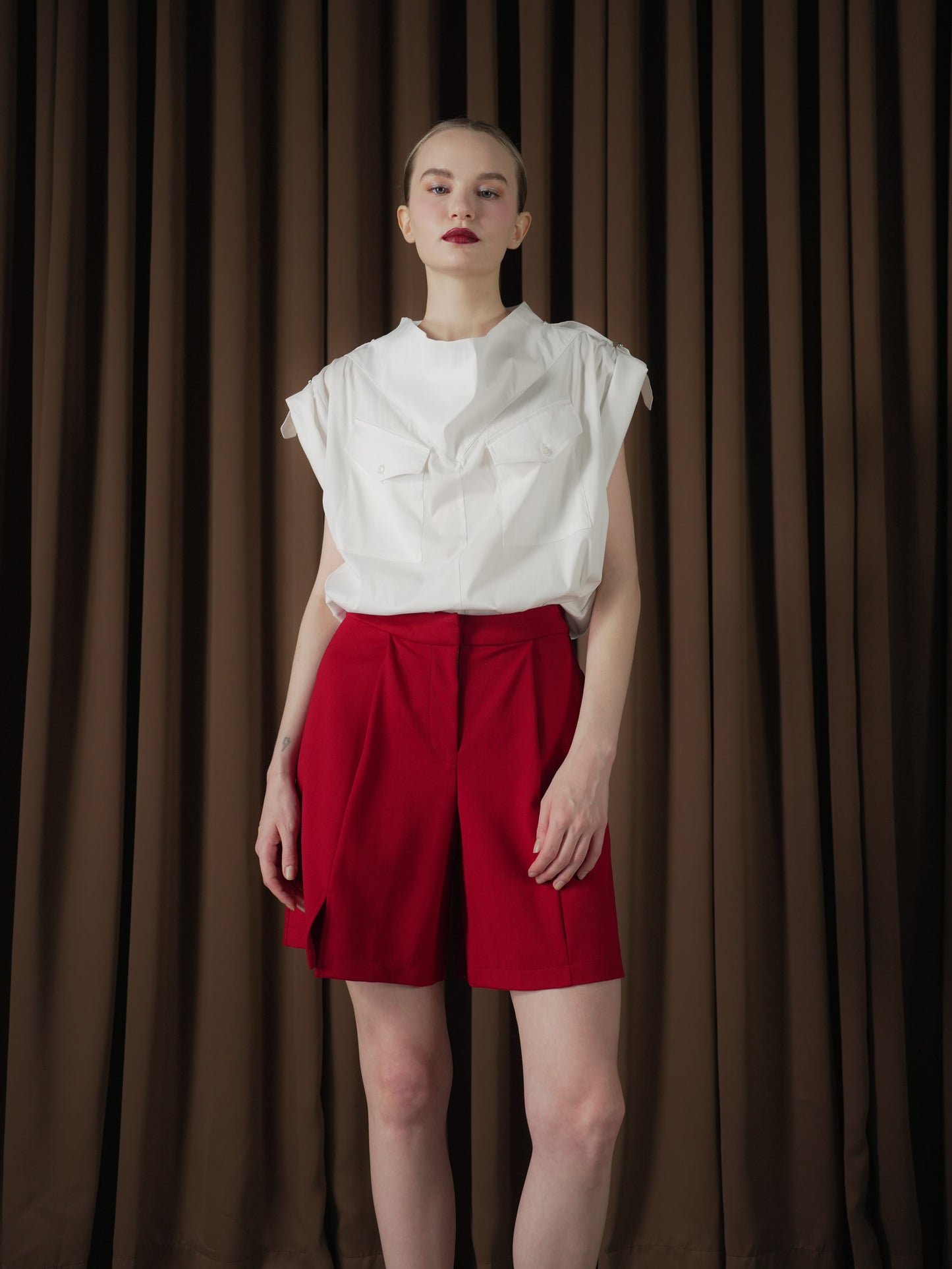 Maricel With Shoulder Buckle Top