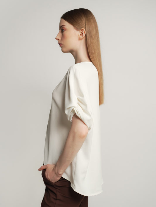 Helga Draped Sleeves Top