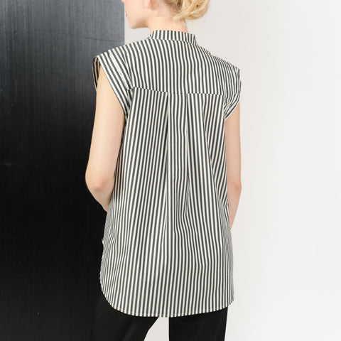 Jenna Striped Sleeveless Top