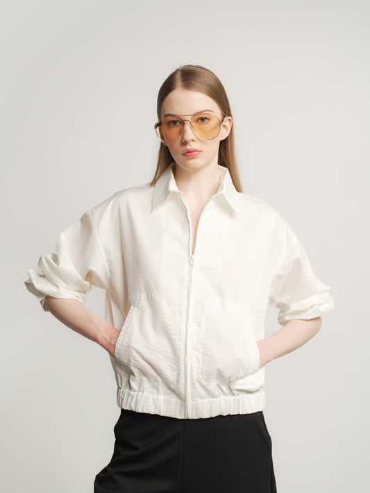 Jairah Zip Jacket Top