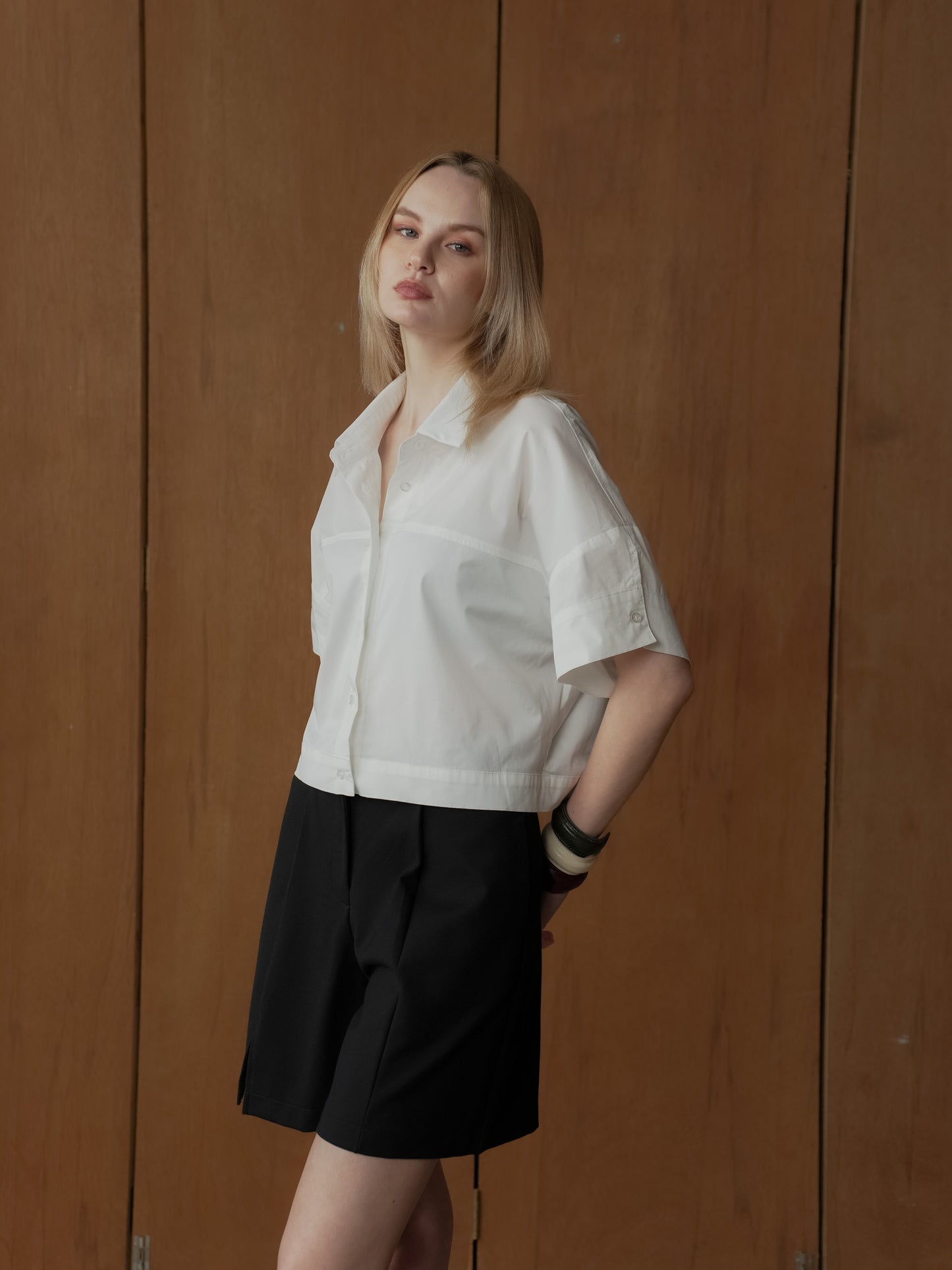 Laurice Semi-Cropped Polo