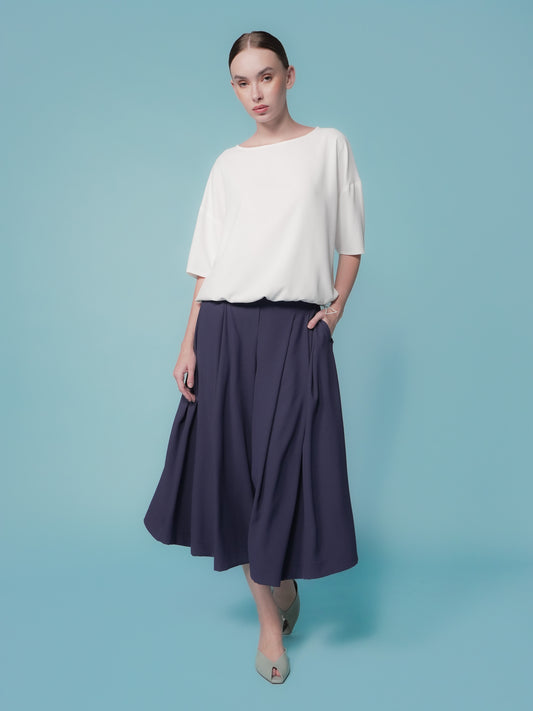 Lino Pleated Culottes