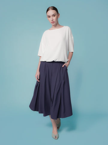 Lino Pleated Culottes