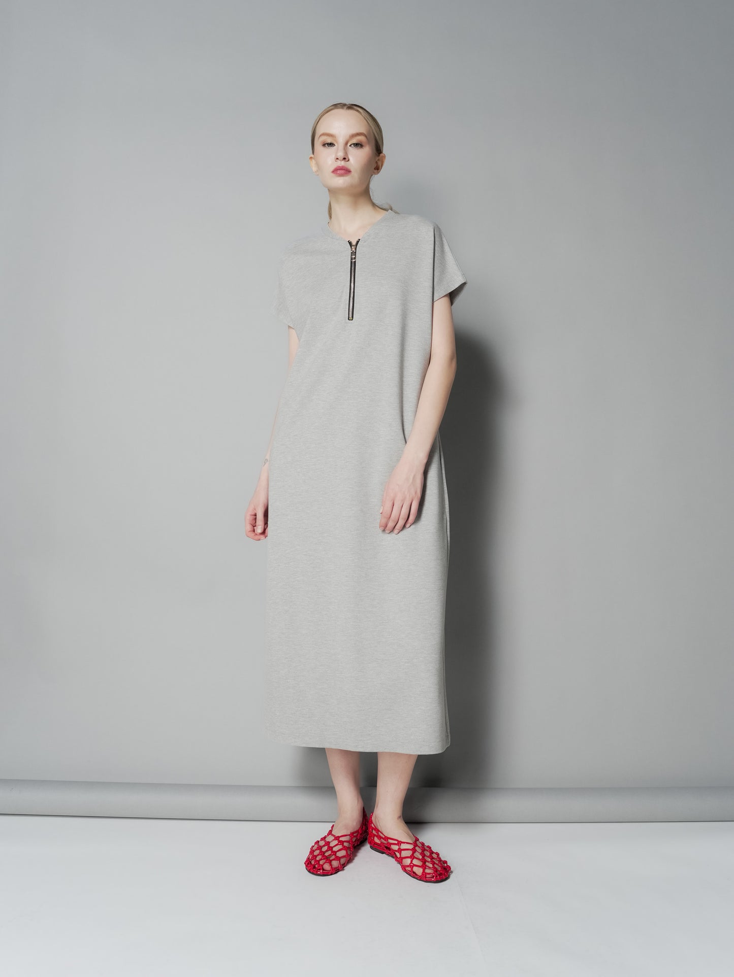 Lira Zipped Maxi Dress