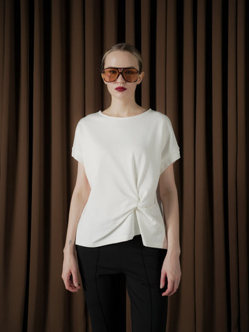 Canola Twist Detail Top