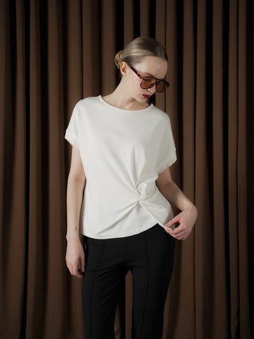 Canola Twist Detail Top