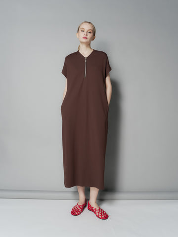 Lira Zipped Maxi Dress