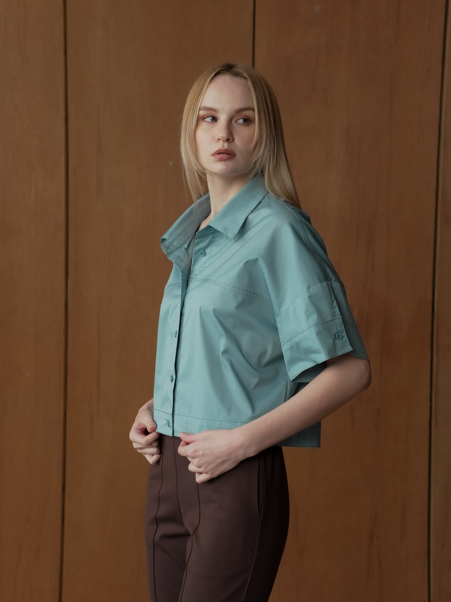 Laurice Semi-Cropped Polo