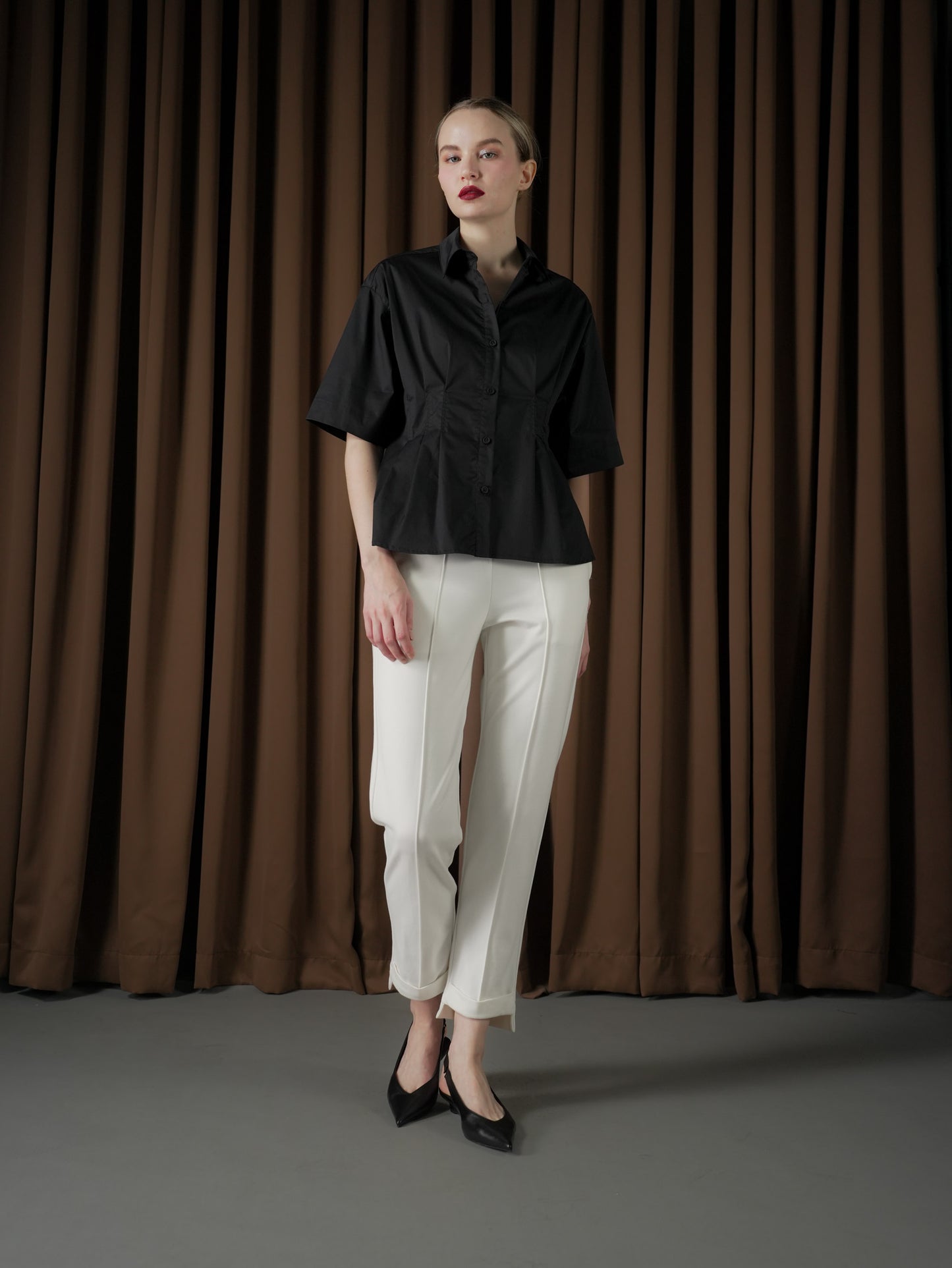 Erich Pleated Waist Top
