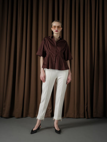 Erich Pleated Waist Top