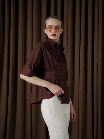 Erich Pleated Waist Top