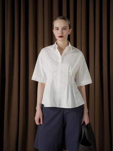 Erich Pleated Waist Top